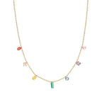 Luxy Rainbow Charming Necklace - Diatoms