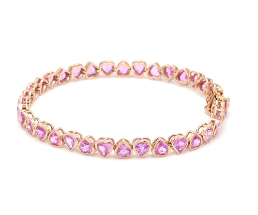 Heart Shape Bracelet - Diatoms