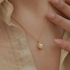 Luxe Dazzle Pearl Pendant