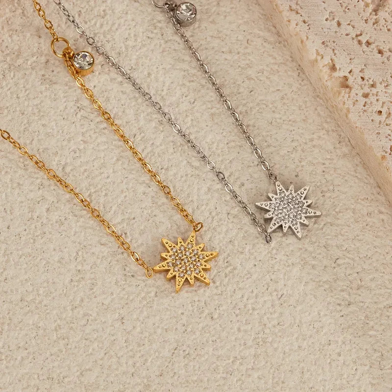 Stay Golden Pendant - Diatoms