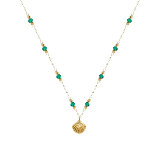 Luxy Shell Necklace & Bracelet - Diatoms