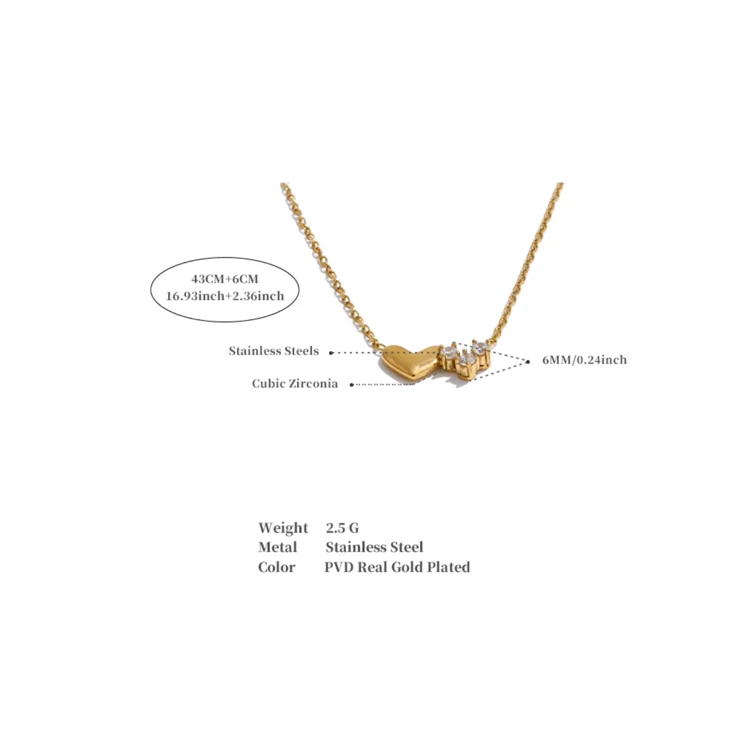 Dual Heart Necklace