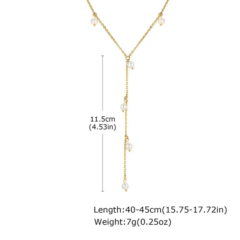 Diatoms Pearl Dew Pendant Necklace - Diatoms