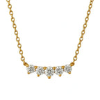 Luxe Five Diamond Necklace - Diatoms