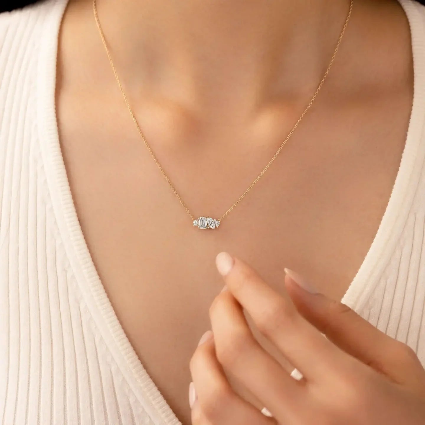 Shiny Necklace - Diatoms