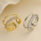 Global Glam Open Rings