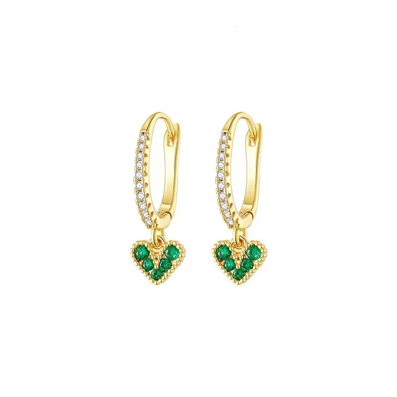 Pink Heart Hoops