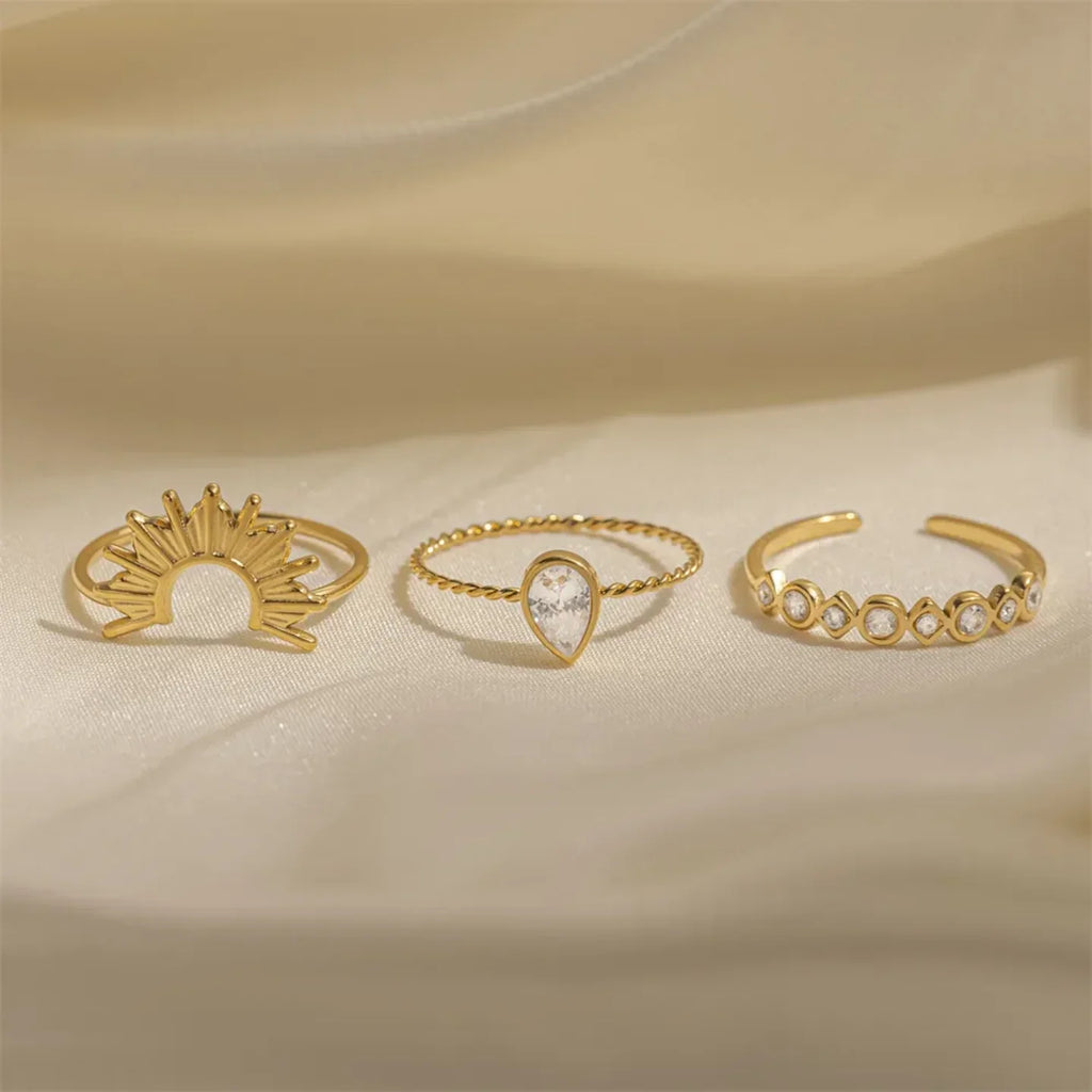 The Tiny Trio 3 Ring Set