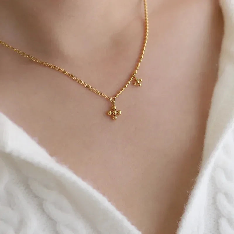 Holy Glow Cross Pendant - Diatoms