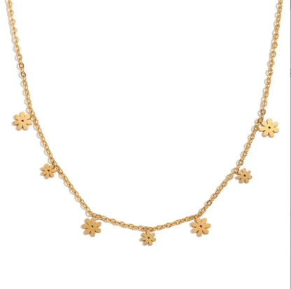 Floral Crush Necklace - Diatoms