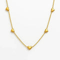 Luxy In Love Heart Chain Necklace - Diatoms