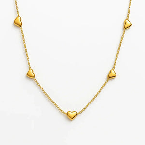 Luxy In Love Heart Chain Necklace