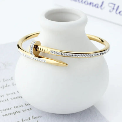 Nail Diamond Bracelet - Diatoms
