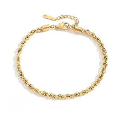 Bling Buzz Twisted Chain Necklace - Diatoms