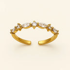 Majestic Solitaire Ring - Diatoms