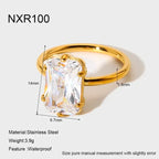 Luminous Rectangular Solitaire
Ring