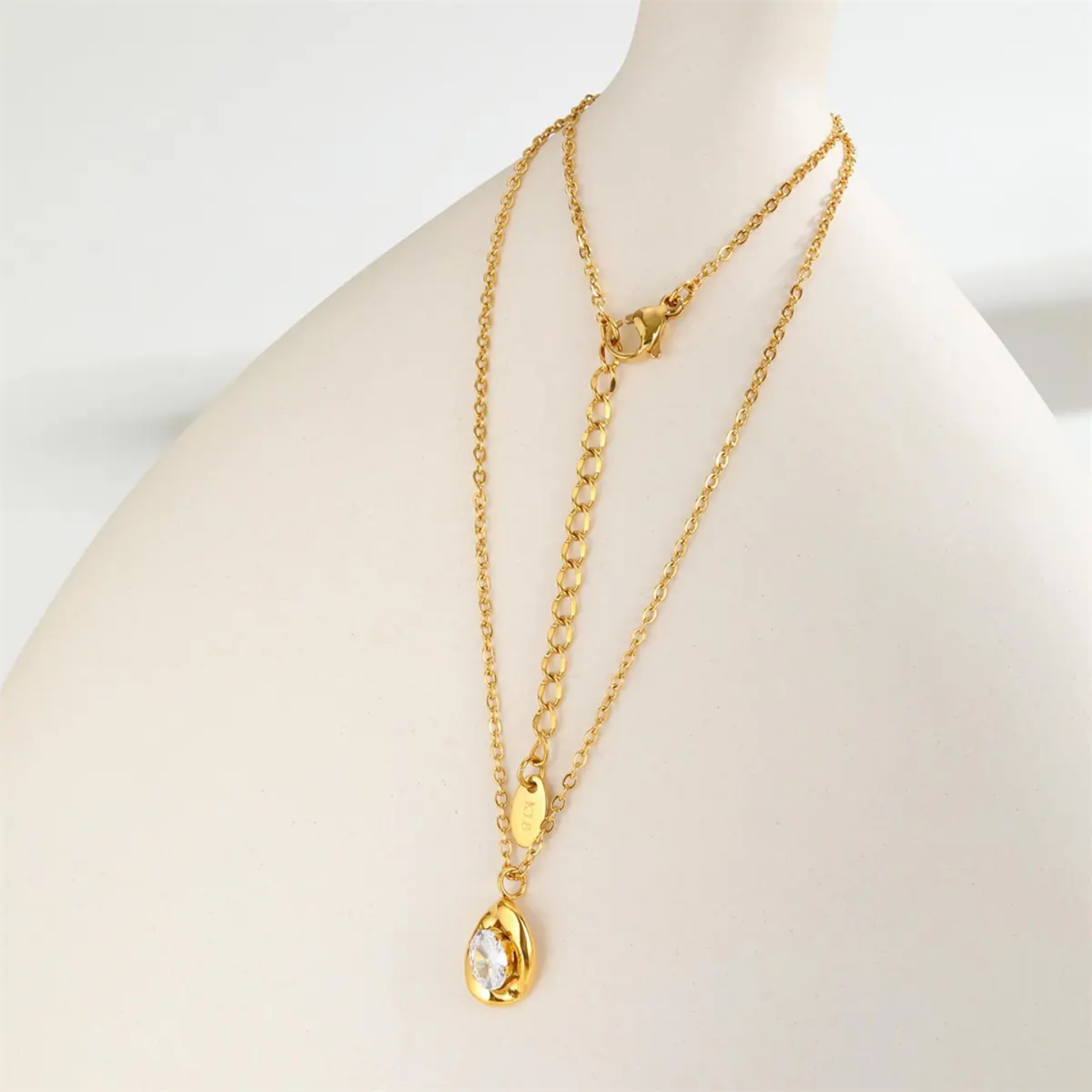 Lumina Water Droplet Necklace