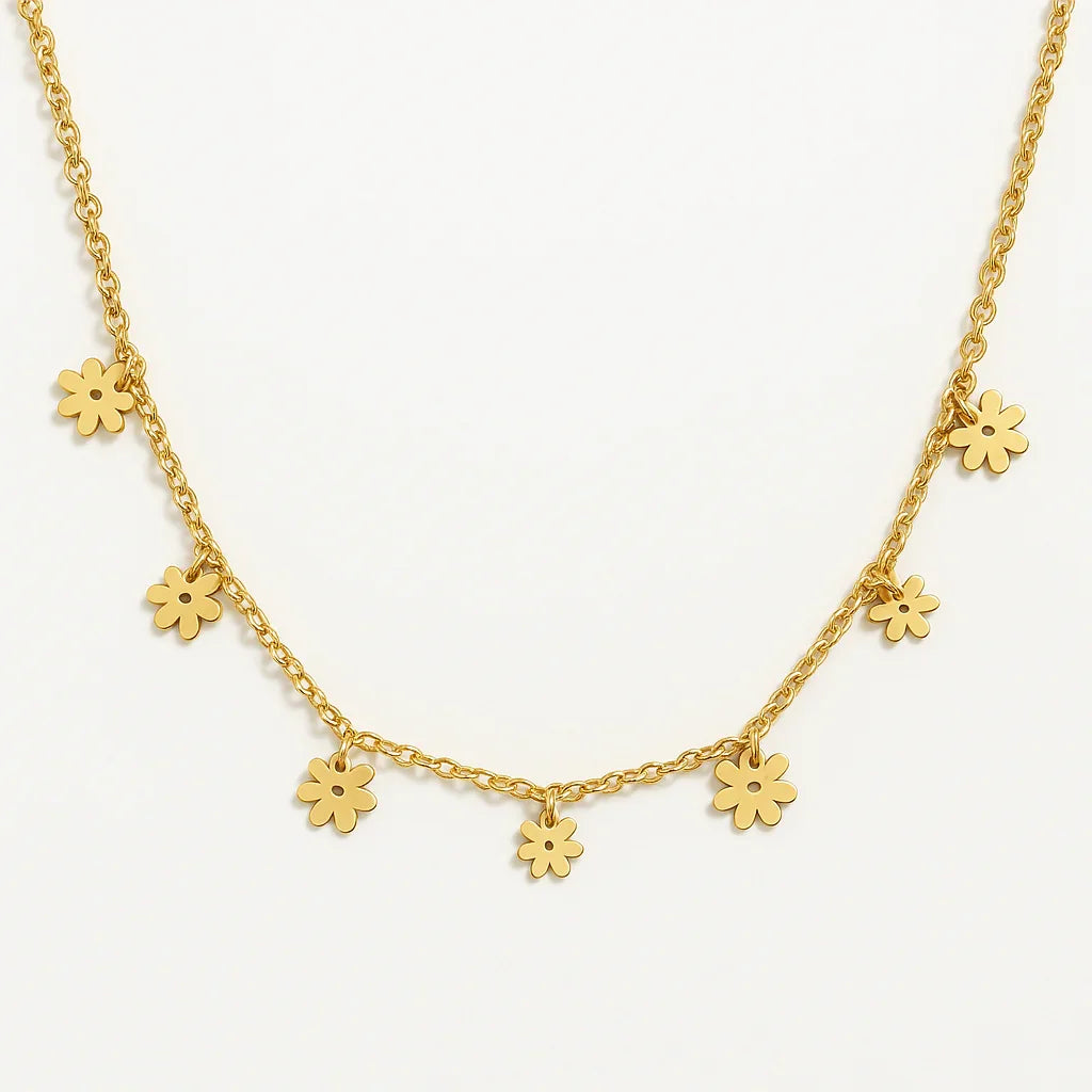 Floral Crush Necklace - Diatoms