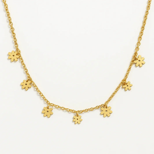Floral Crush Necklace - Diatoms
