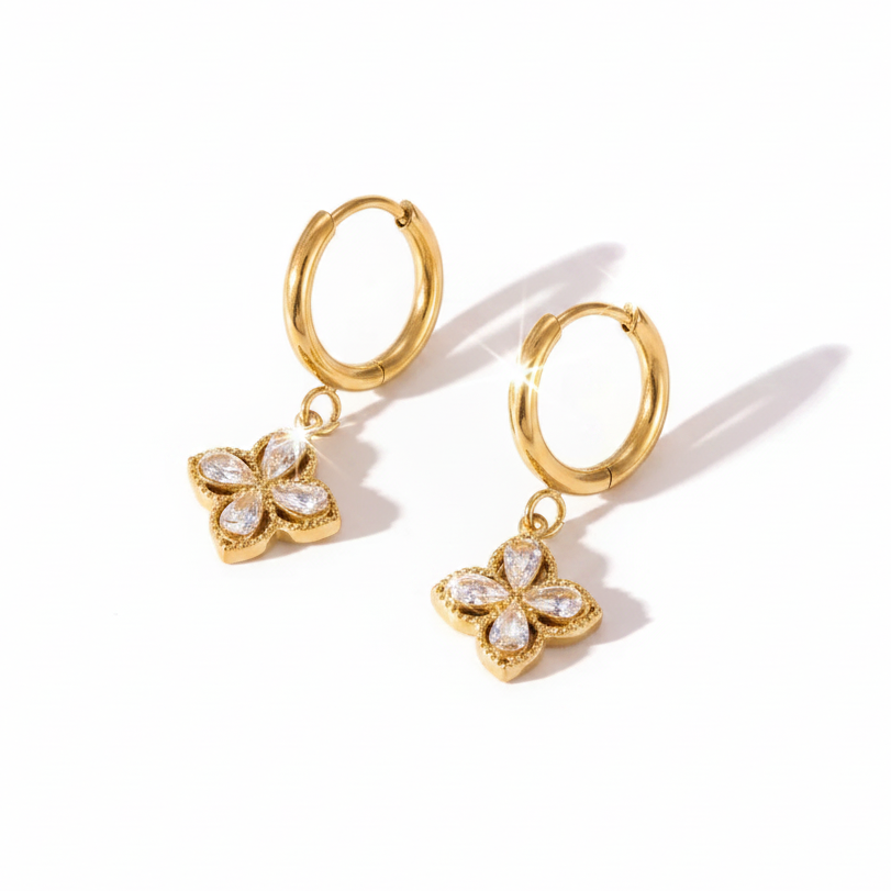 Four Leaf Clover Earrings