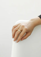 Global Glam Open Rings - Diatoms