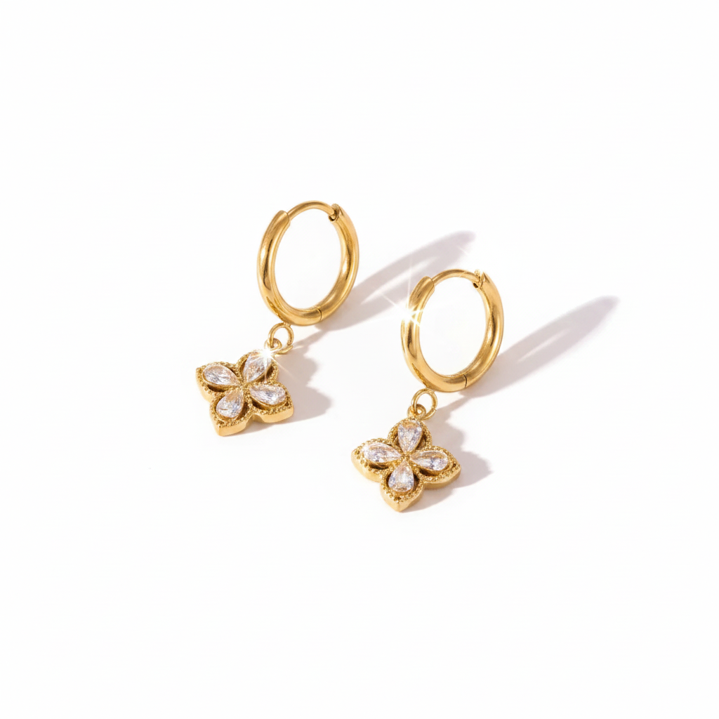 Four Leaf Clover Earrings