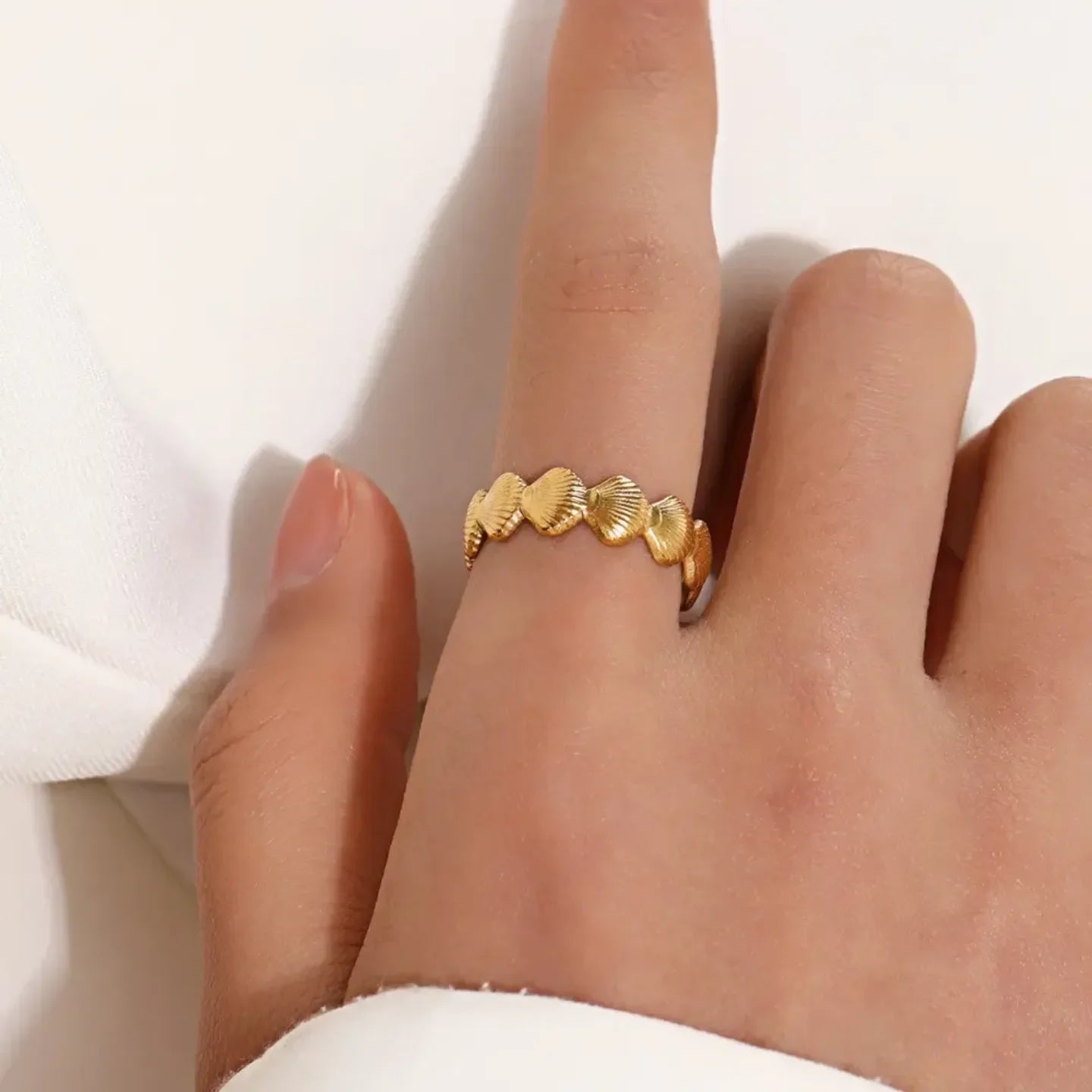 Luxy Sea Shell Ring - Diatoms