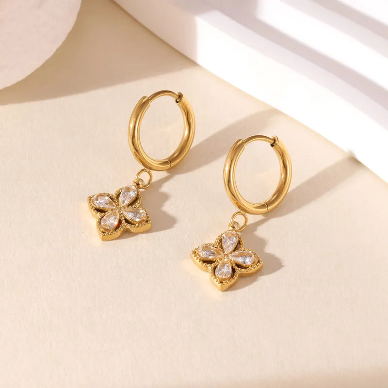 Four Leaf Clover Earrings