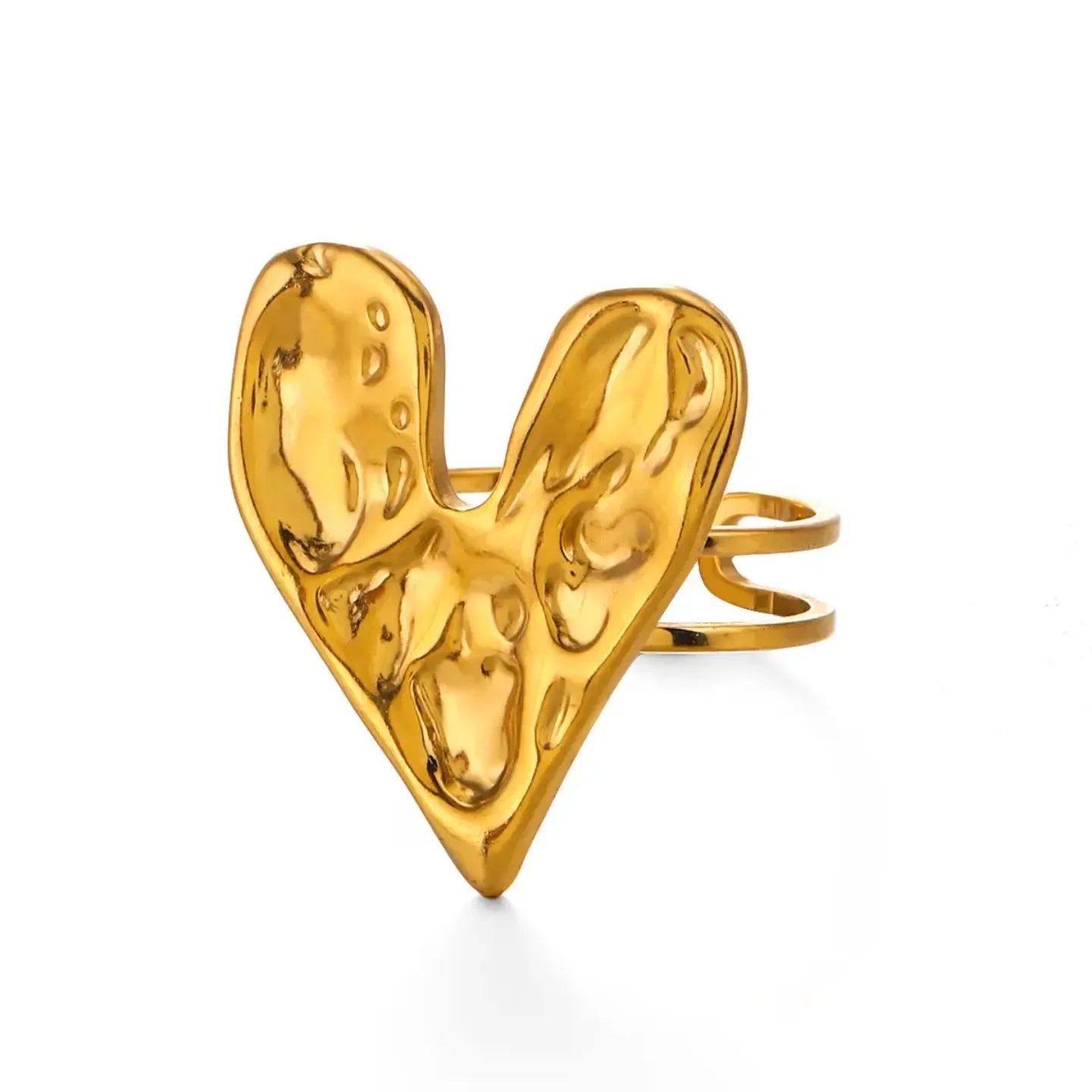 Hearts Aligned Open Rings - Diatoms