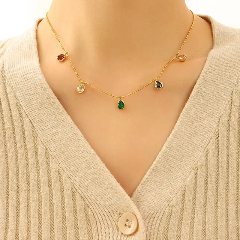 Luxy Colourful Stones Necklace