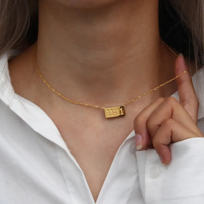 11:11 Necklace - Diatoms