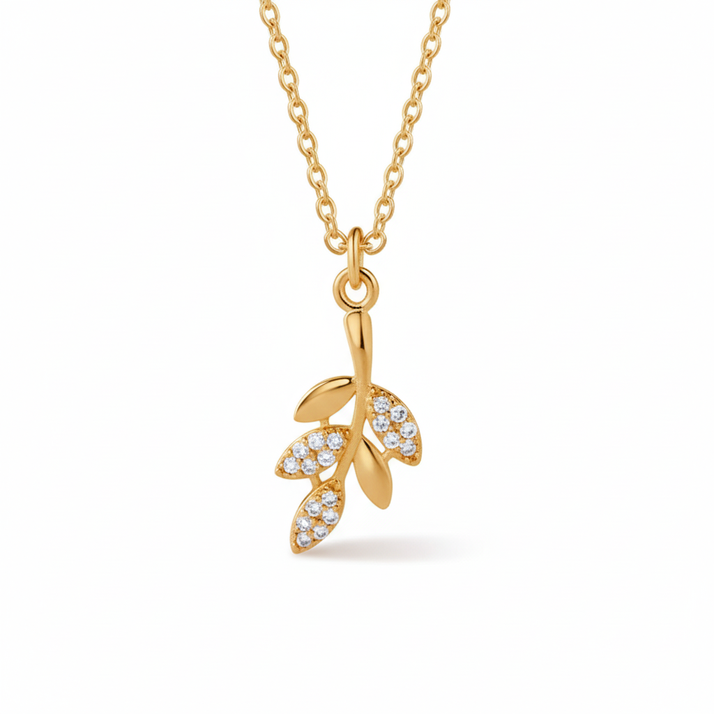 Chic Leaf Shaped Necklace