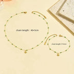 Luxy Shell Necklace & Bracelet - Diatoms