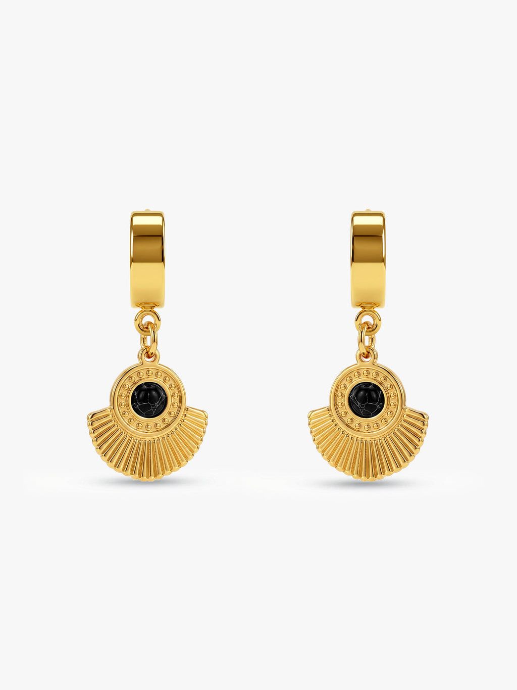 Bling Sunburst Earrings Set