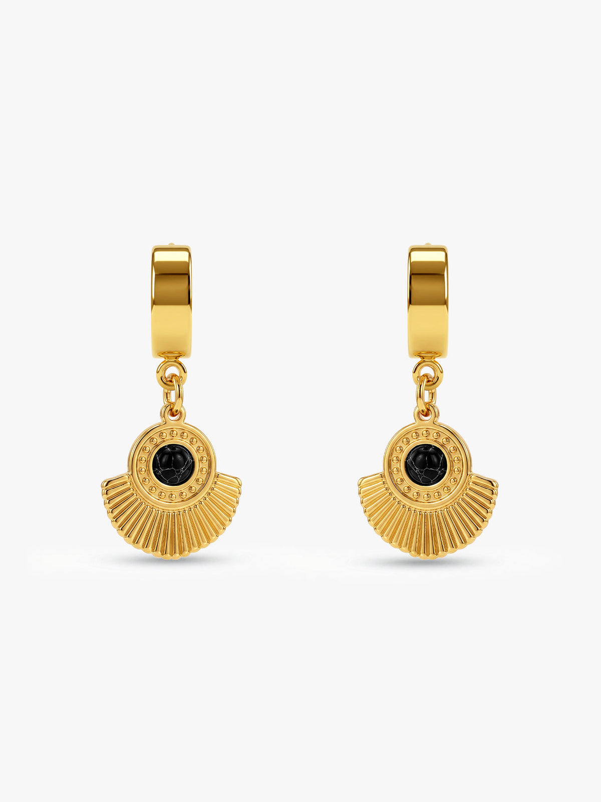 Bling Sunburst Earrings Set