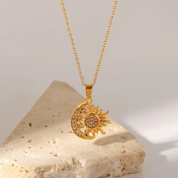 Golden Eclipse Necklace