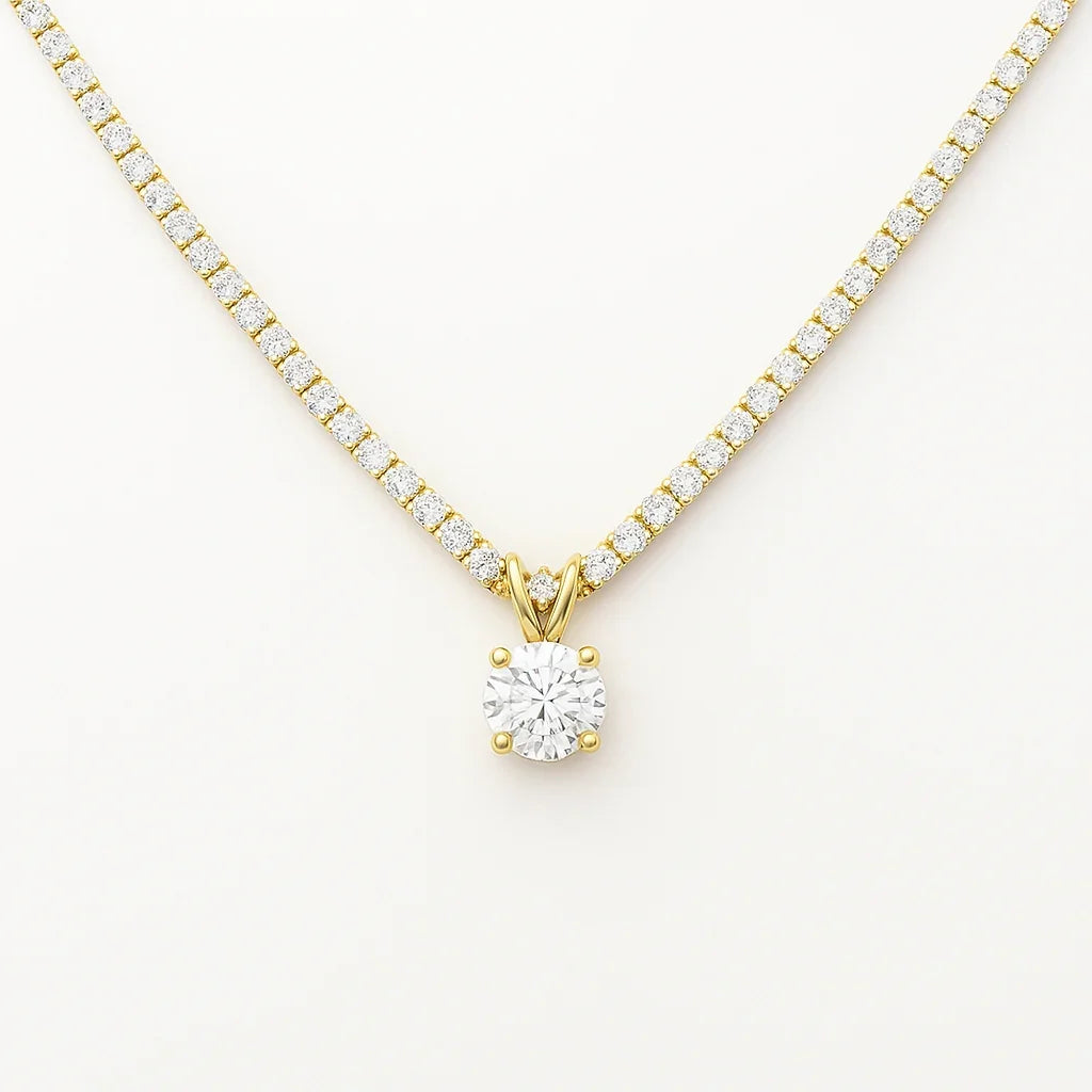 Glittering Glam Pendant - Diatoms