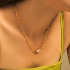 Luxe Diamond Affection Necklace - Diatoms