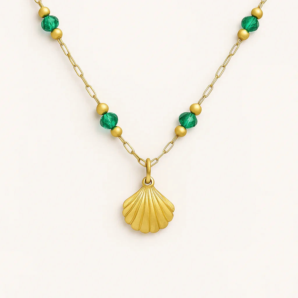 Luxy Shell Necklace & Bracelet - Diatoms