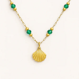 Luxy Shell Necklace & Bracelet