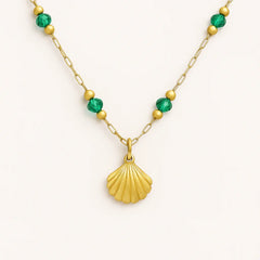 Luxy Shell Necklace & Bracelet