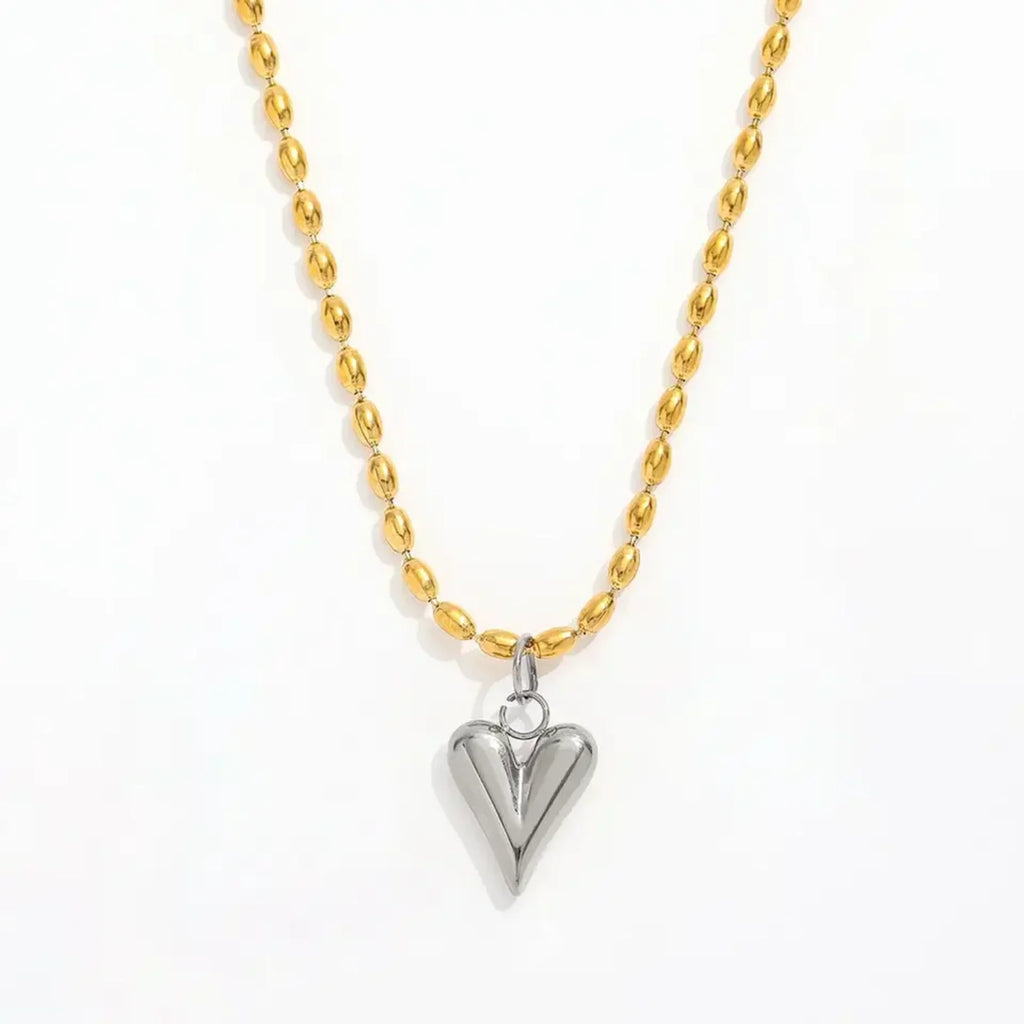 Sleek Love Pendant - Diatoms