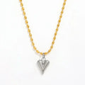 Sleek Love Pendant - Diatoms