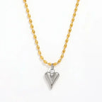 Sleek Love Pendant - Diatoms