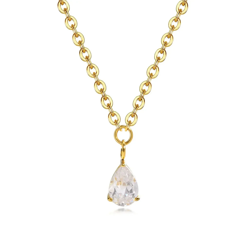 Luxe Elegant Diamond Necklace - Diatoms