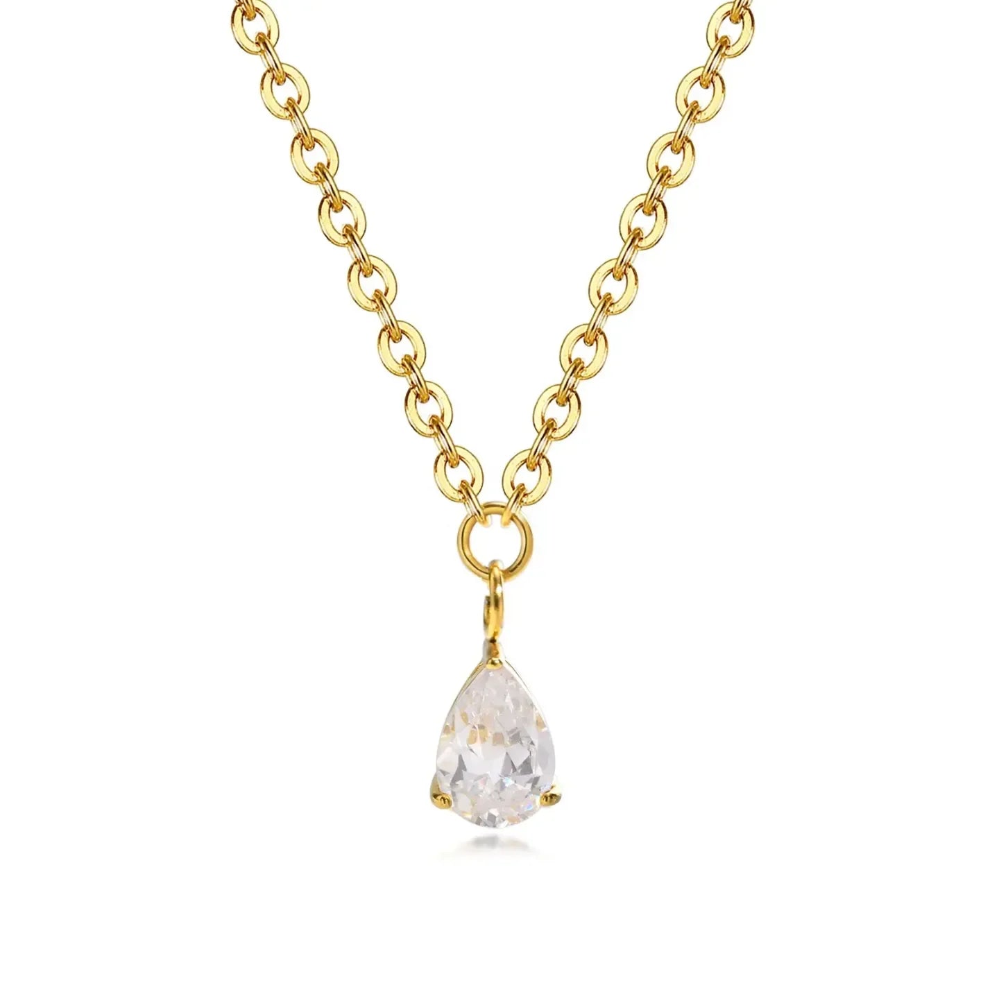 Luxe Elegant Diamond Necklace - Diatoms