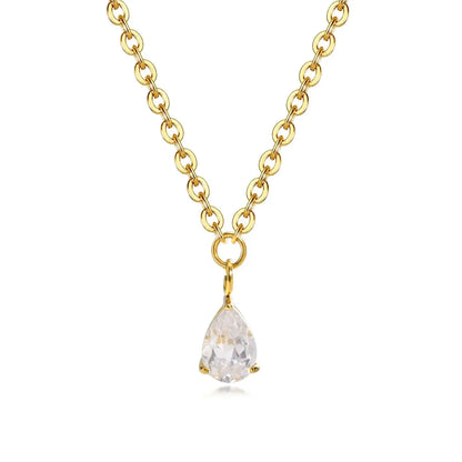 Luxe Elegant Diamond Necklace - Diatoms