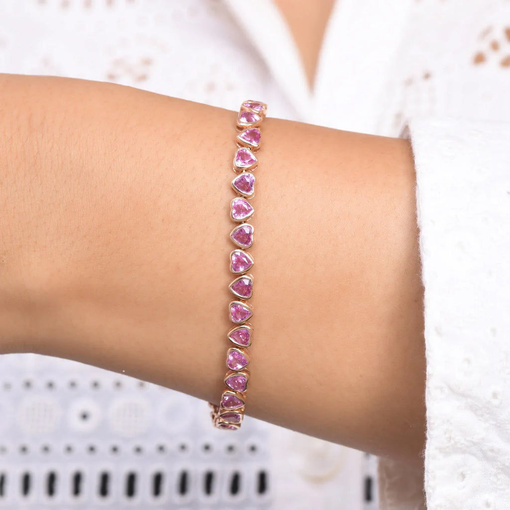 Heart Shape Bracelet - Diatoms