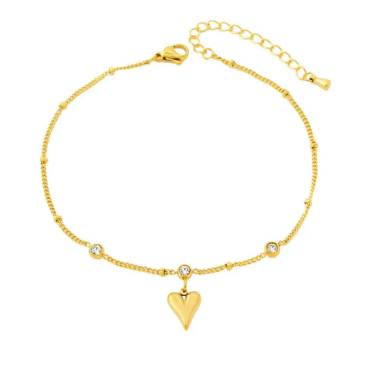 Heart Crystal Bracelet