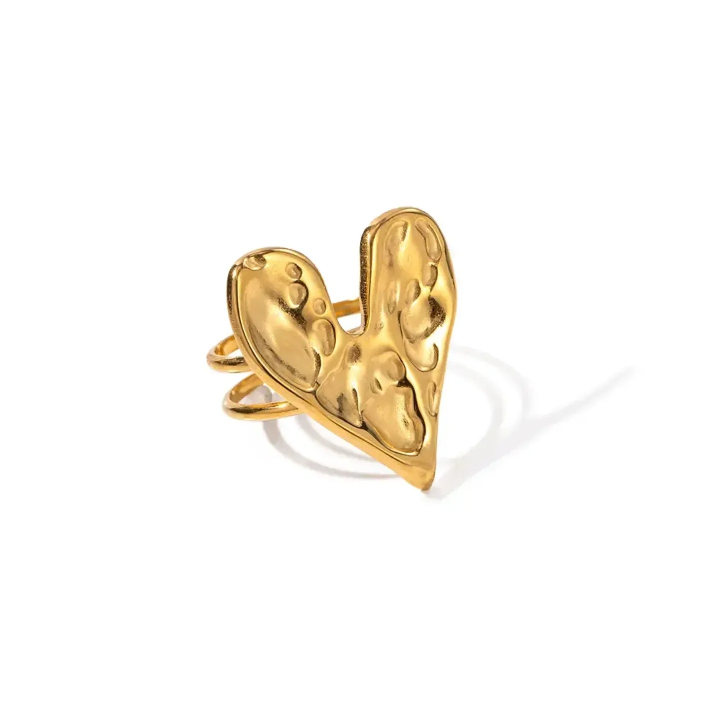 Hearts Aligned Open Rings - Diatoms